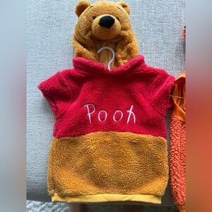 Disney Pooh Fleece Halloween Costume in Red and Yellow